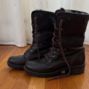 Clark’s Brown Leather Lace Up Boots